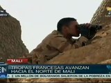 Tropas francesas avanzan haca el norte de Malí