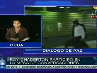 Chile y Venezuela participan en mesa por la paz de Colombia