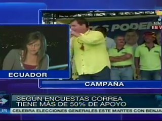 Correa lidera intención del voto: Perfiles de Opinión