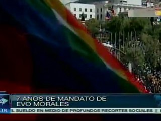 Bolivia festeja tercer aniversario del Estado Plurinacional