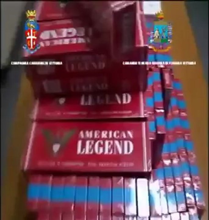 Vittoria (RG) - Lotta al contrabbando di sigarette (21.01.13)