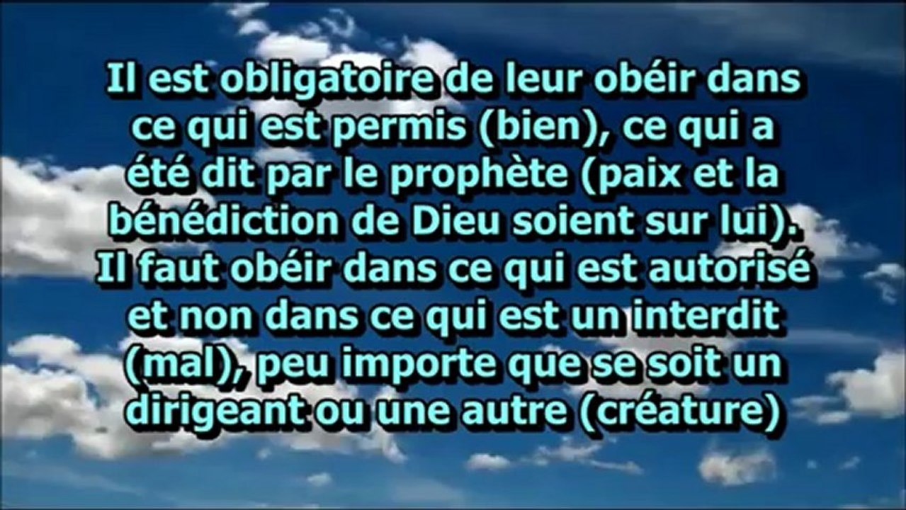 Quand doit-on obéir au gouverneur, Cheikh ibn Baz