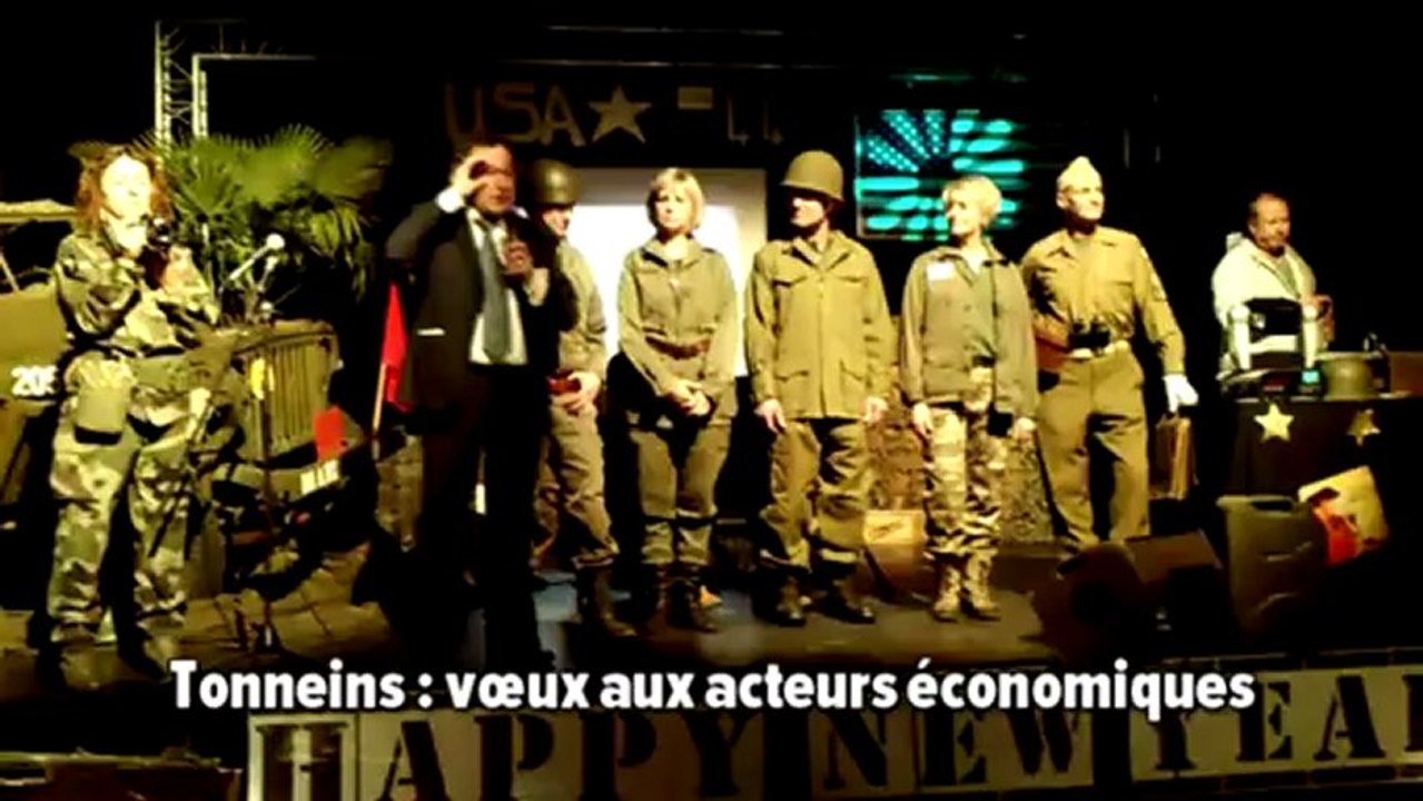 Tonneins: voeux du maire aux acteurs économiques