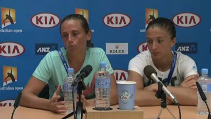 Vinci-Errani: "Contentissime, una finale è sempre una finale"