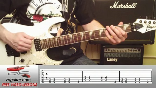 Joan Jett - I Love Rock N' Roll (main riff) + TAB