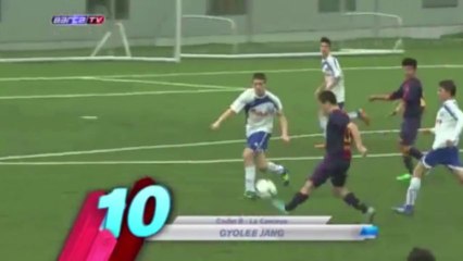 Le superbe but collectif des U15 du Barça