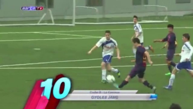 Le superbe but collectif des U15 du Barça