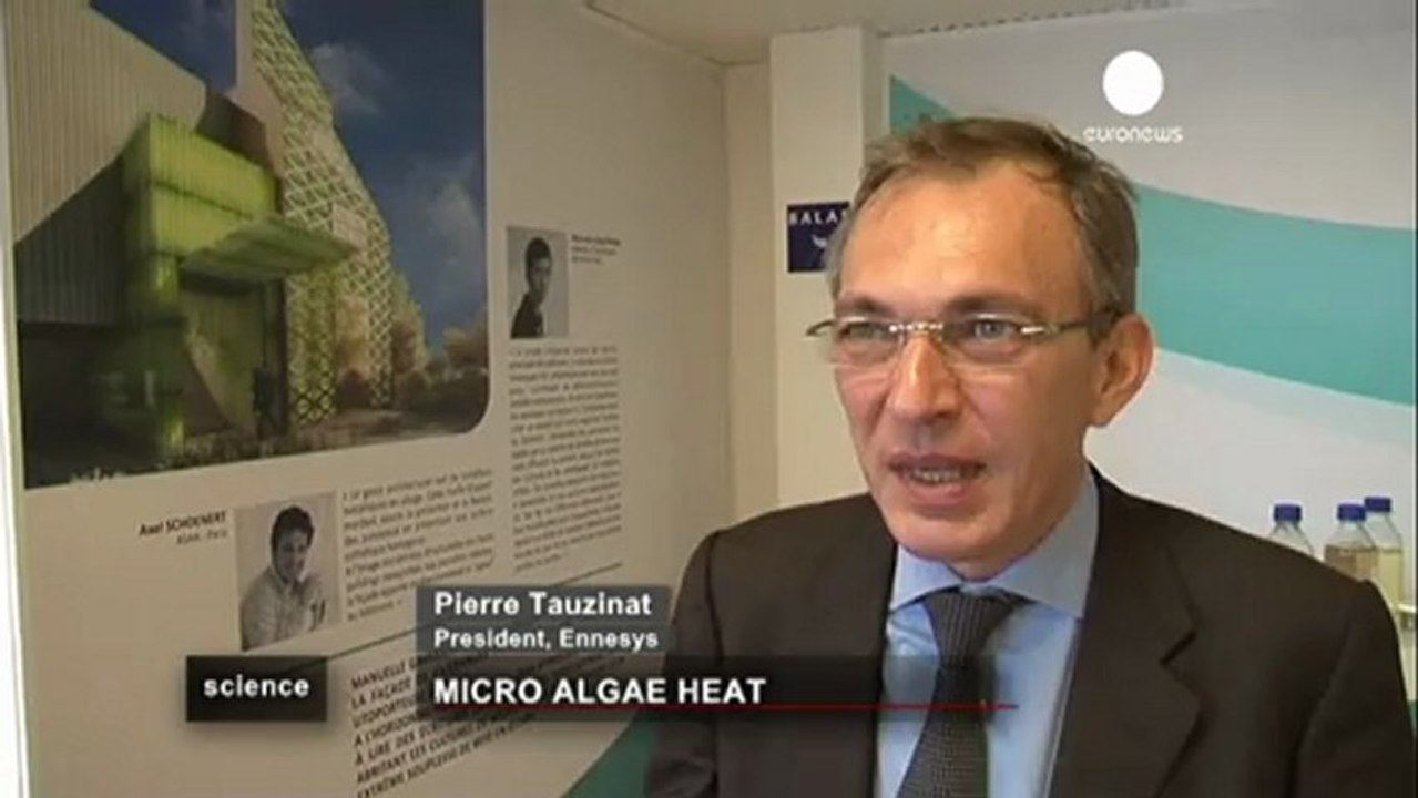 MIcro algas para calentar un edificio