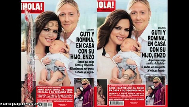 Romina y Guti presentan a su hijo Enzo