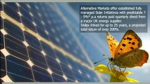 Alternative Markets - Info Video on Investing in Solar Power