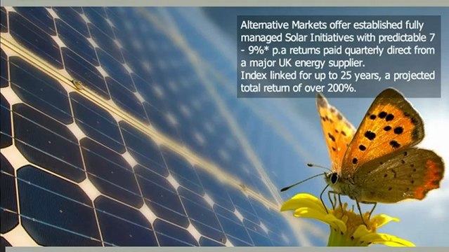 Alternative Markets - Info Video on Investing in Solar Power
