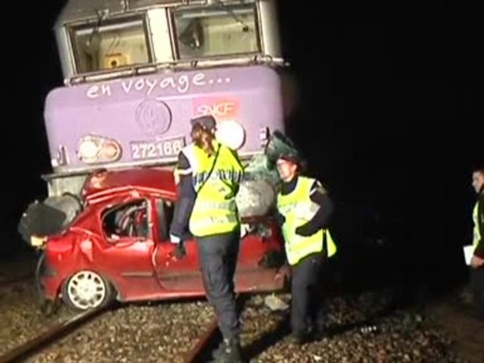 Une automobiliste percutée par un train (Montreuil-sur-Barse)