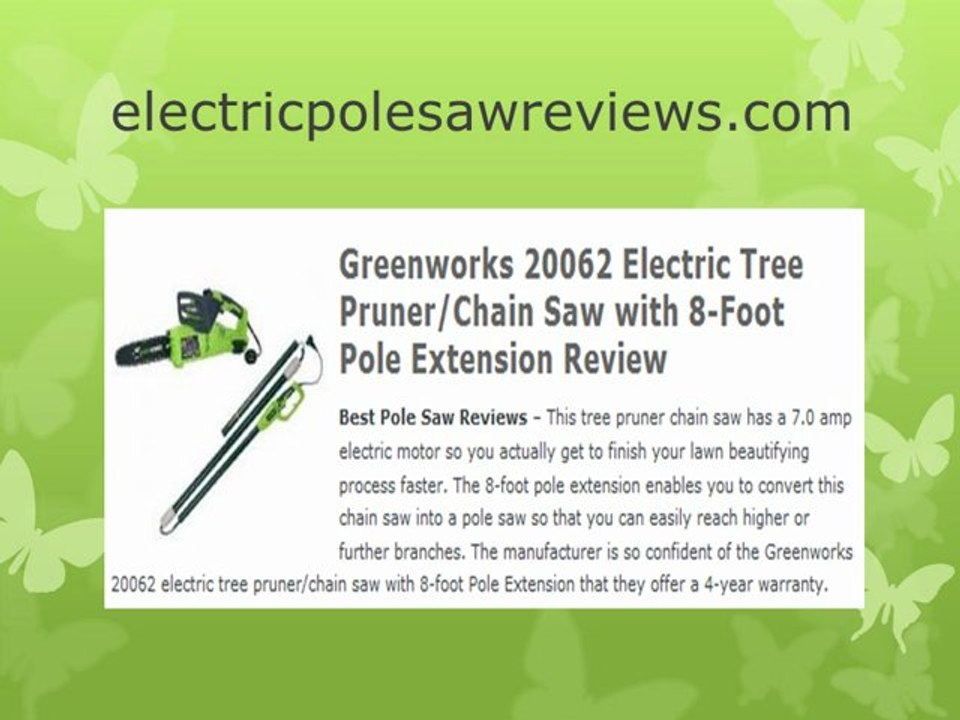 Pole Saw Reviews - Top 10 Pole Saws