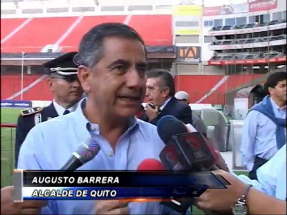 Estadio Casa Blanca a punto con la ordenanza municipal para el cotejo por Libertadores