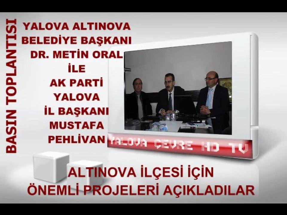 Altınova Belediye Başkanı Dr. Metin ORAL'dan Yeni Projeler