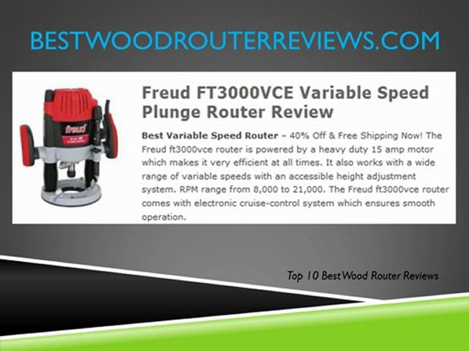 Wood Router Reviews - Top 10 Wood Routers