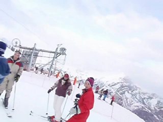 Un passage de boarder cross