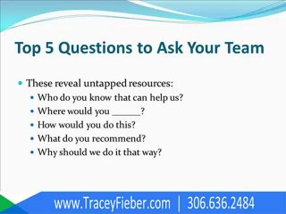 Questions to Reveal Untapped Resources