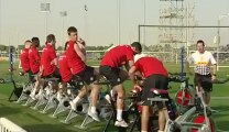 Trening Manchesteru United - Katar
