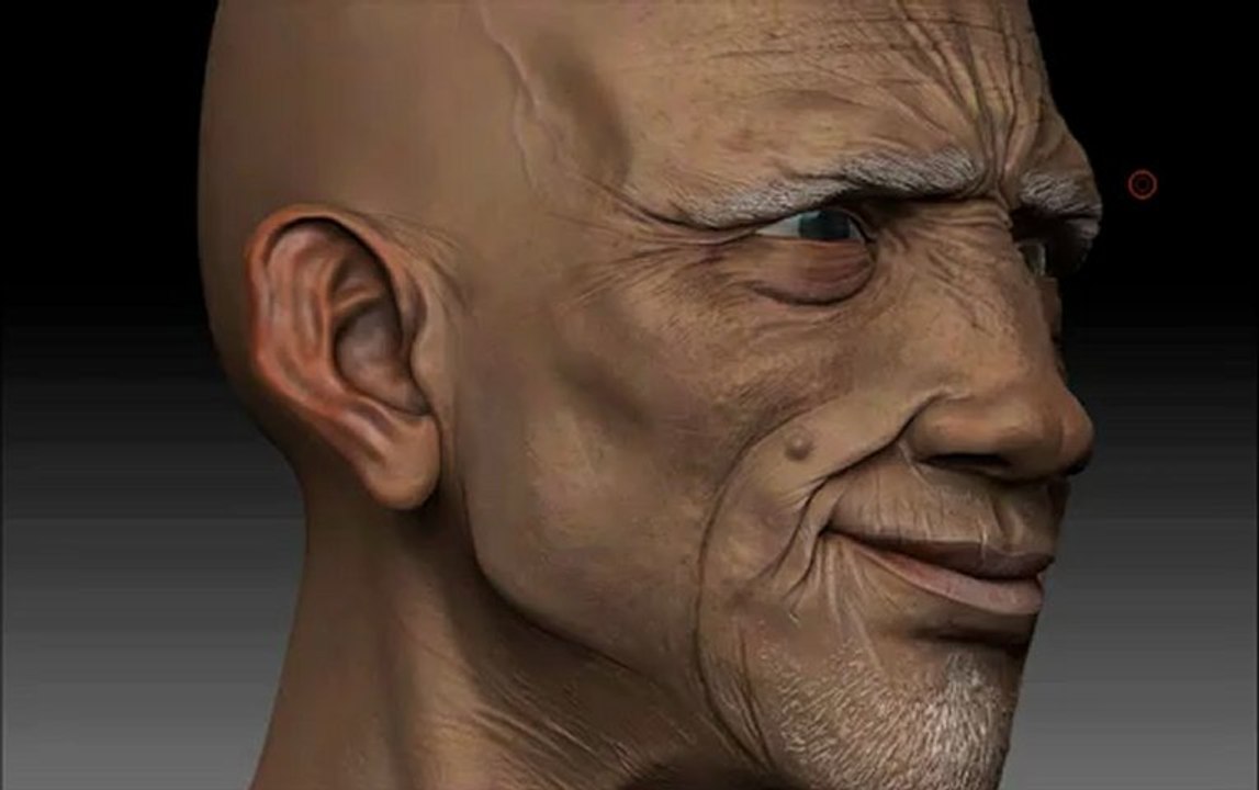 vieil homme turn 3D zbrush