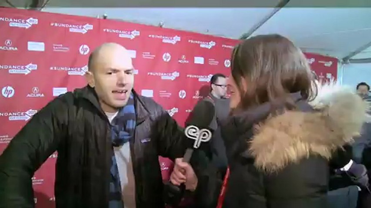 EP Daily & Dailymotion at the 2013 Sundance Film Festival - "Hell Baby" Red Carpet Premiere - MIri Jedeikin with Rob Corddry, Paul Scheer, Rob Huebel, Thomas Lennon, and Robert Ben Garant
