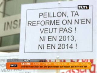 Mobilisation des enseignants contre le projet Peillon