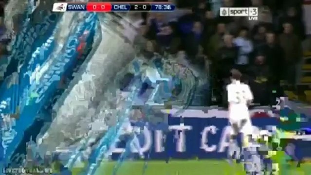 Eden Hazard tendang budak!! - Red card Chelsea vs Swansea