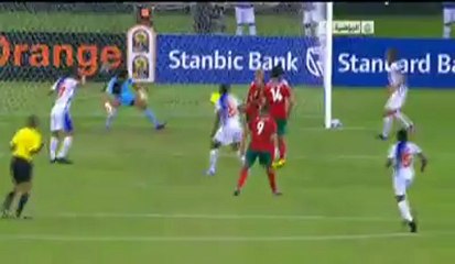 هدف التعادل لمنتخب المغربي 1 - 1 الرأس الأخضر - العربي