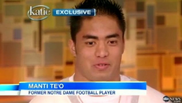 Manti Te'o Tells Katie Couric He Lied