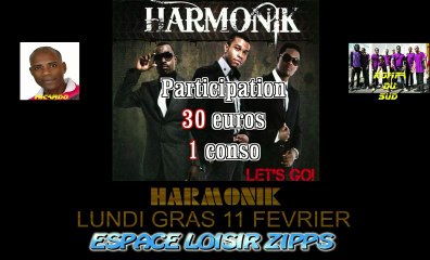 HARMONIK Live LUNDI GRAS 11 FEVRIER 2013 ESPACE LOISIR /ricardo/ Kompa du sud