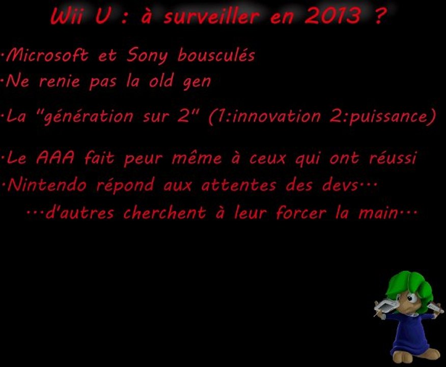 [Dossier] Wii U : à surveiller en 2013 ?