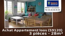Vente - appartement - loos (59120)  - 28m²