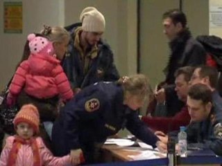 Russians evacuated from Syria return home