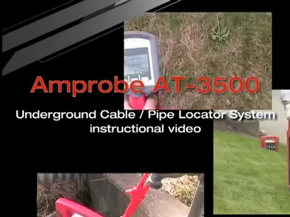 Amprobe AT 3500 Underground pipe, wire and cable locator detector