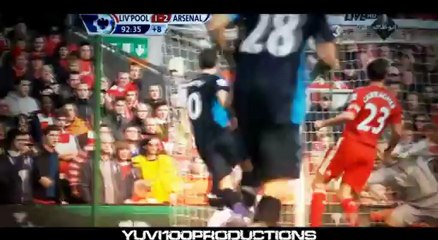 Robin Van Persie Beast Goal vs Liverpool (EPL - 2012)