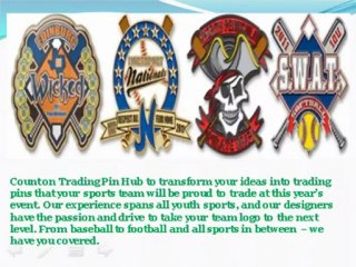 Baseball trading pins