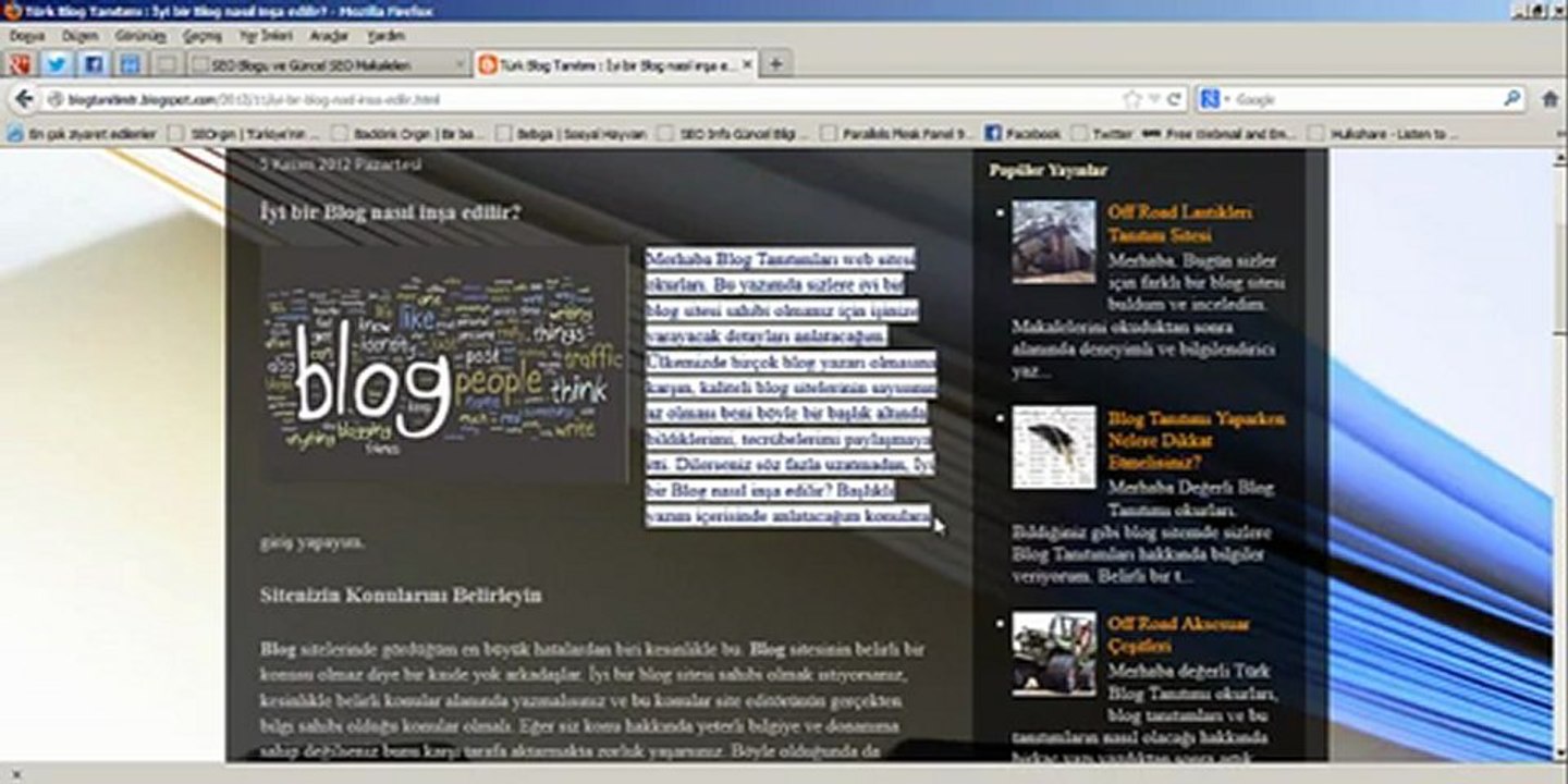 Blog Tanıtımları | http://blogtanitimtr.blogspot.com