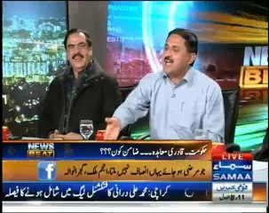 News Beat - 23rd January 2013 - Inamullah Niazi (PTI) Fight with PML-N's Shakeel