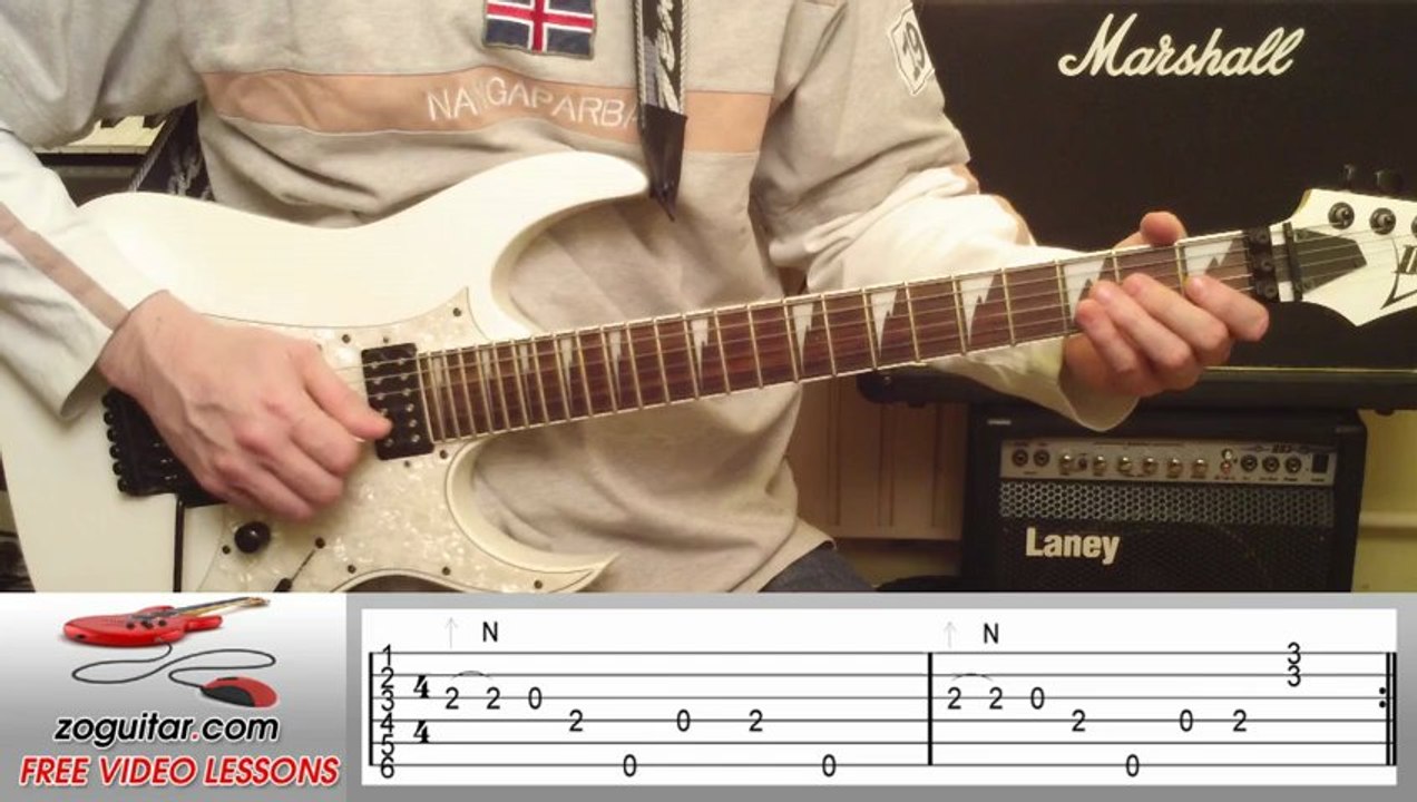 Lenny Kravitz - Are You Gonna Go My Way (intro riff) + TAB