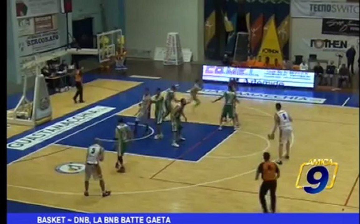 Basket | DNB, la BNB batte Gaeta