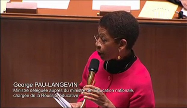 [ARCHIVE] Réforme des rythmes scolaires : réponse de George Pau-Langevin à Jacques Lamblin lors des questions au Gouvernement, le 23 janvier 2013