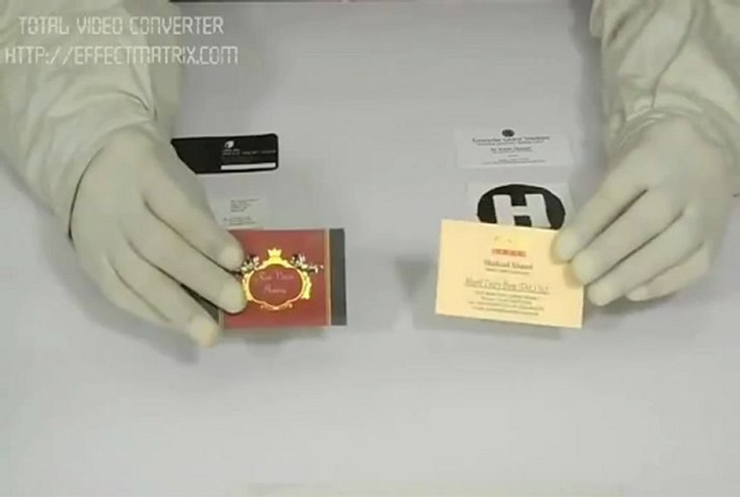 Foil Stamping Business Cards