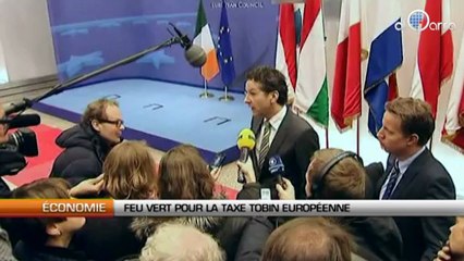 Feu vert pour la taxe Tobin européenne