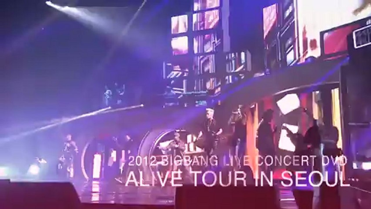 BIGBANG - 2012 LIVE CONCERT DVD ALIVE TOUR IN SEOUL Spot