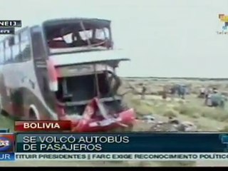Bolivia: accidente de tránsito deja sin vida a 21 personas