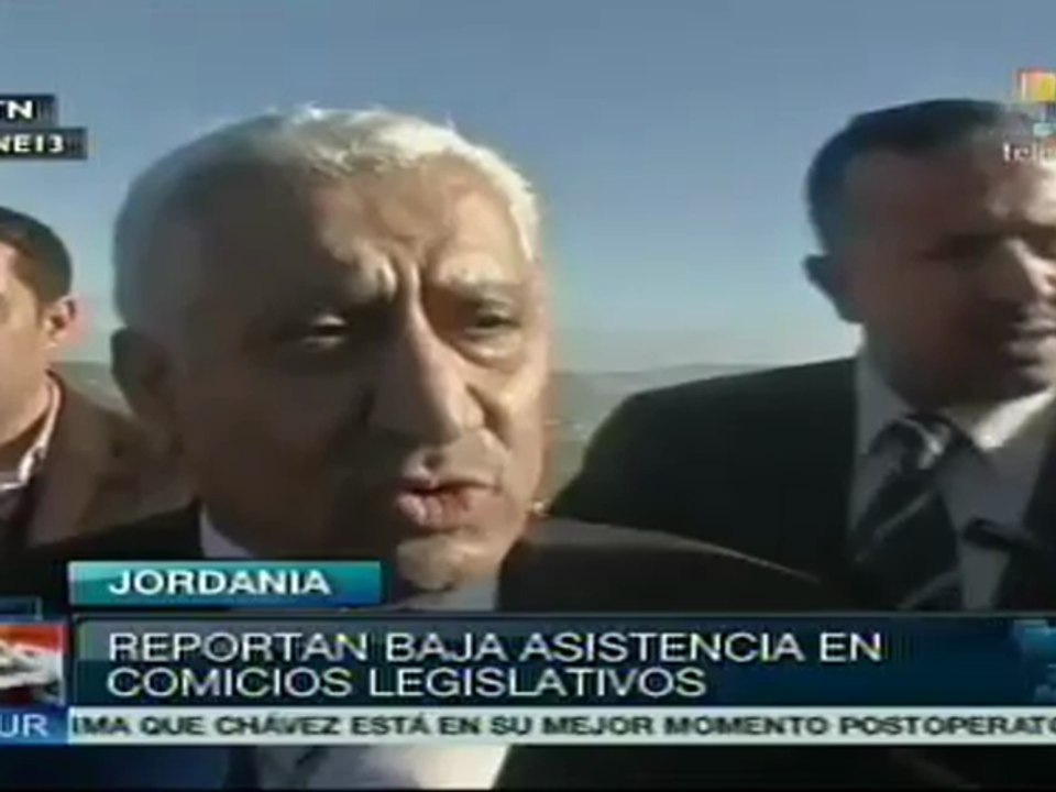 Baja participación en comicios parlamentarios de Jordania