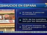 Aumentan los suicidios por desahucios en España