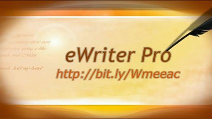 eWriter Pro make your own eBooks. Built-In PDF Converter