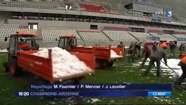 12 J22 Reims : Delaune, déneigement effectué