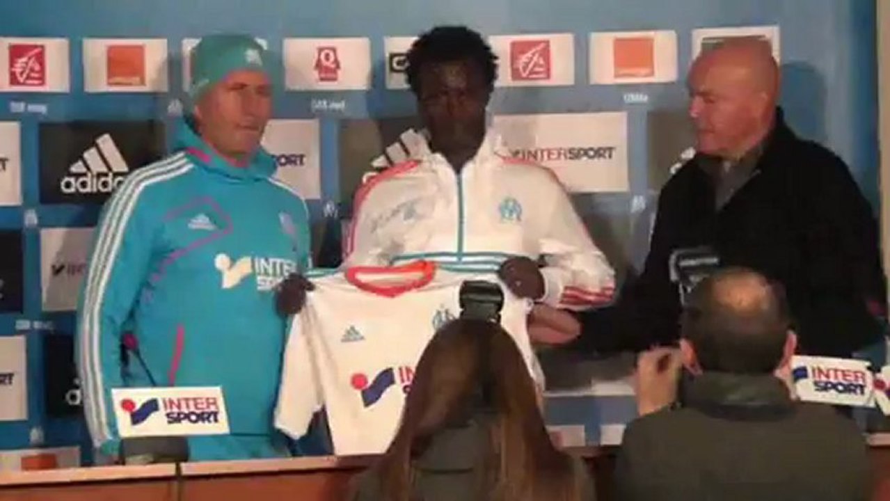 Mercato OM: La présentation officielle de Modou Sougou